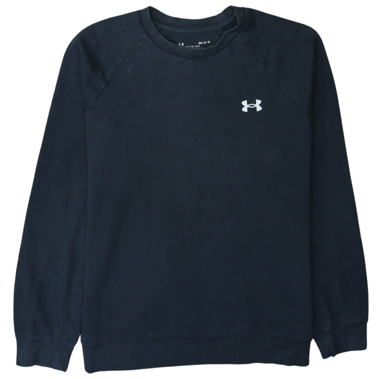 Under Armour Mens Black M Pullover Crew Neck Fleece Sweatshirt