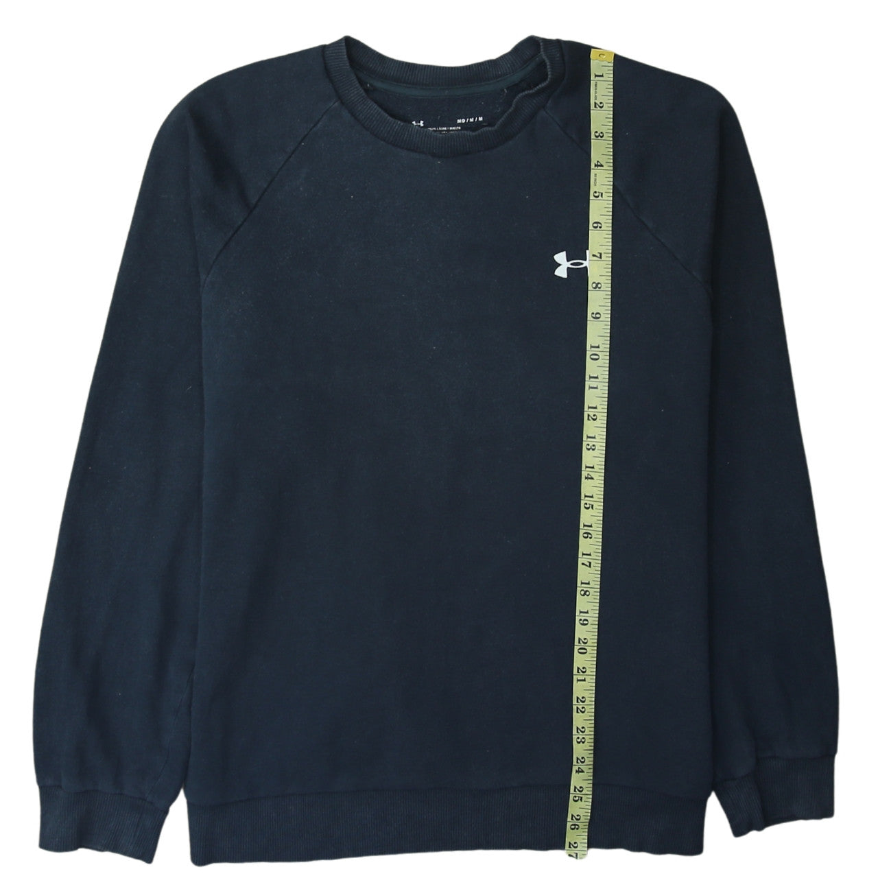 Under Armour Mens Black M Pullover Crew Neck Fleece Sweatshirt