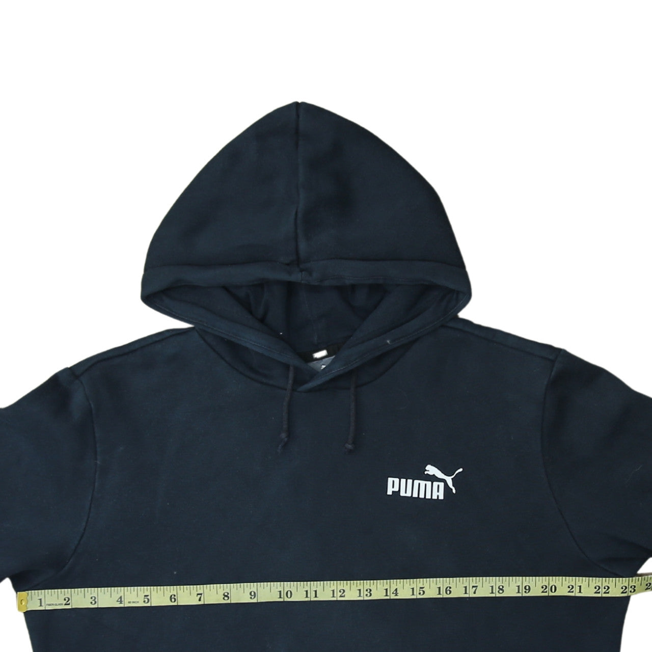 Puma Men's Black Pullover Hoodie Size M Regular Fit Fleece