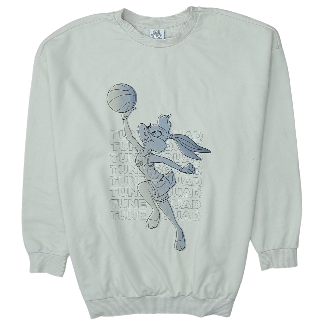 Space Jam A New Legacy Women's Beige Sweatshirt Size 8-10 Crew Neck