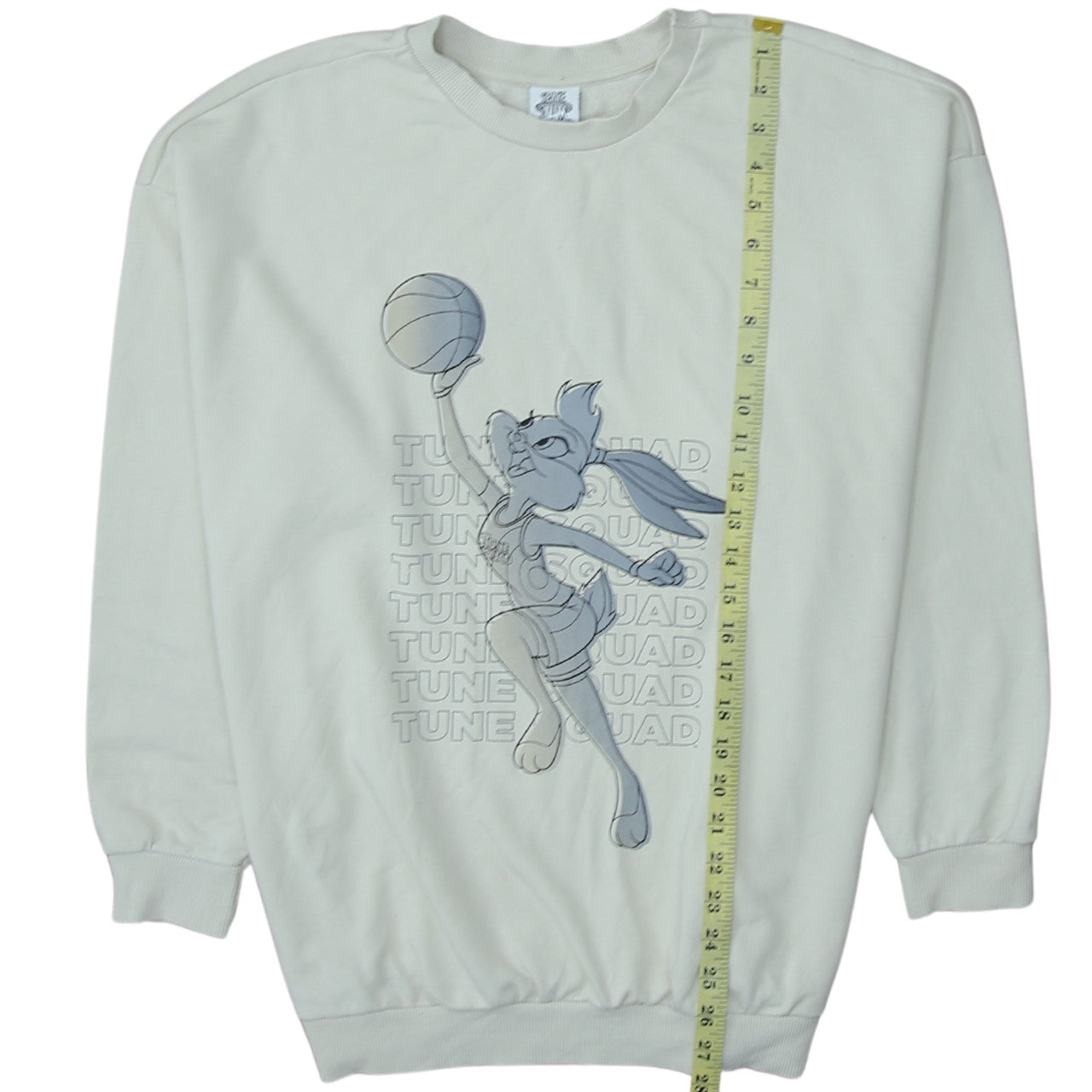 Space Jam A New Legacy Women's Beige Sweatshirt Size 8-10 Crew Neck