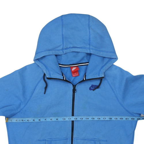 Nike Men's Blue Full Zip Hoodie M Regular Fit Sportswear