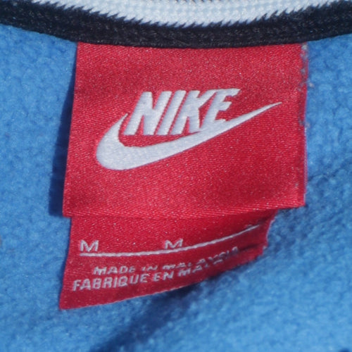 Nike Men's Blue Full Zip Hoodie M Regular Fit Sportswear