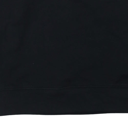 Adidas Women Black Size 10 Crew Neck Pullover Sweatshirt