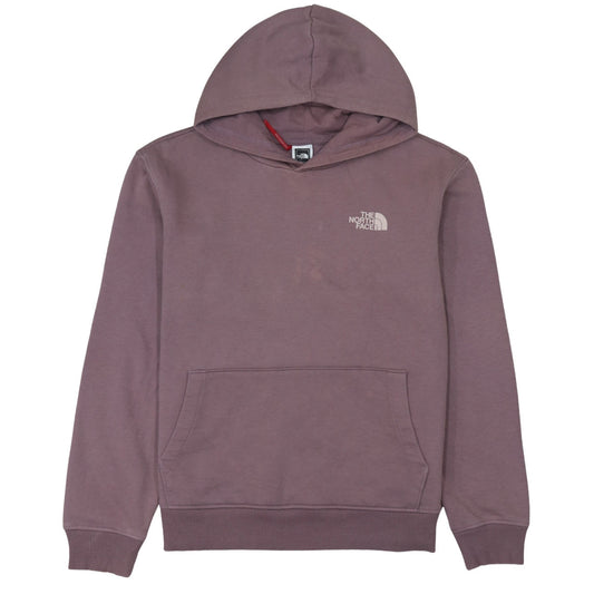 The North Face Girls Purple XL Pullover Hoodie with Logo Print
