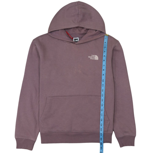 The North Face Girls Purple XL Pullover Hoodie with Logo Print