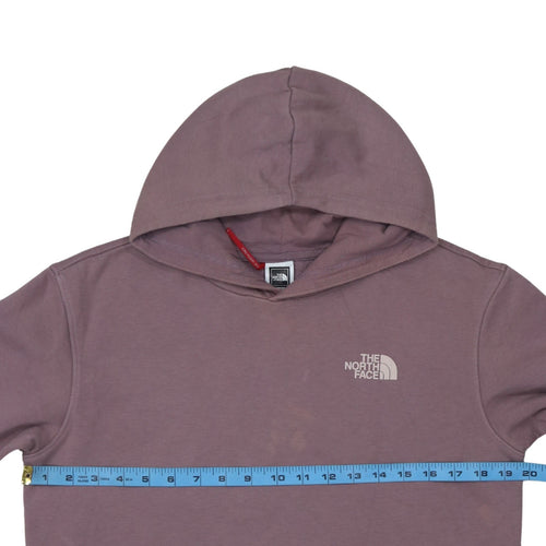 The North Face Girls Purple XL Pullover Hoodie with Logo Print
