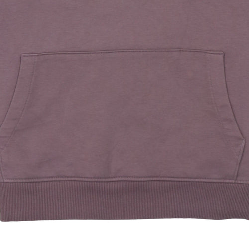 The North Face Girls Purple XL Pullover Hoodie with Logo Print