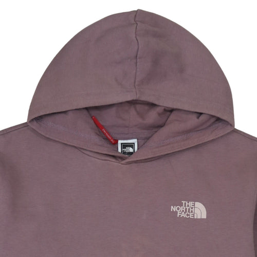 The North Face Girls Purple XL Pullover Hoodie with Logo Print
