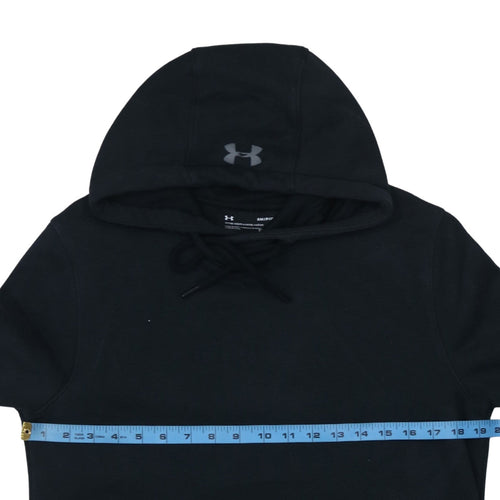 Under Armour Men’s Black ColdGear Pullover Hoodie Size S Fitted