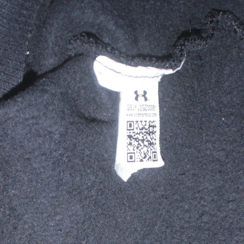 Under Armour Men’s Black ColdGear Pullover Hoodie Size S Fitted