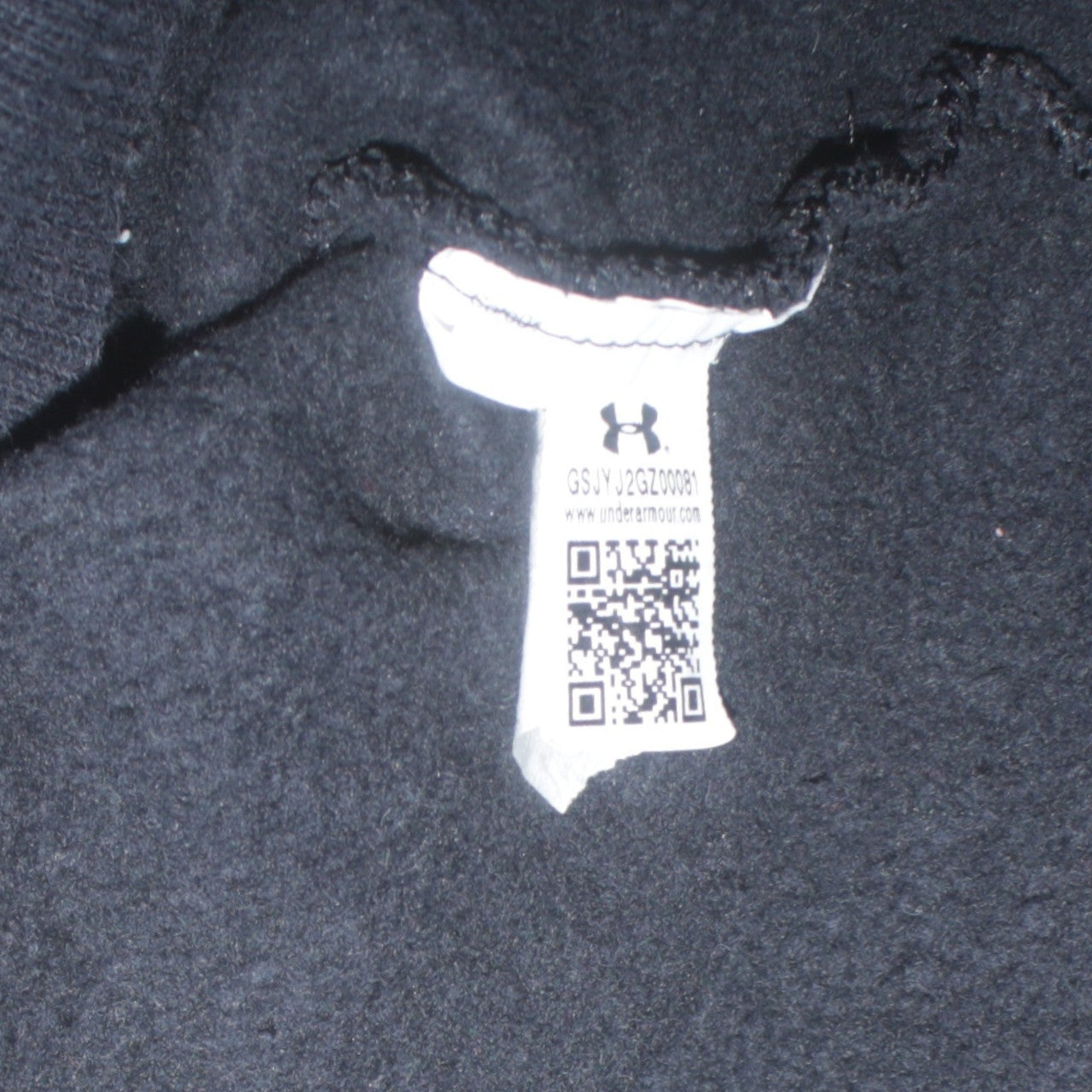Under Armour Men’s Black ColdGear Pullover Hoodie Size S Fitted