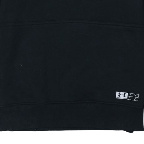 Under Armour Men’s Black ColdGear Pullover Hoodie Size S Fitted