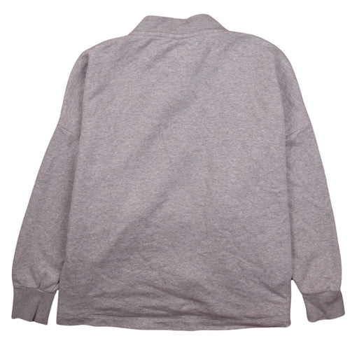 Nike Women's Grey Full Zip Sweatshirt Hoodie M - Classic Casual Style