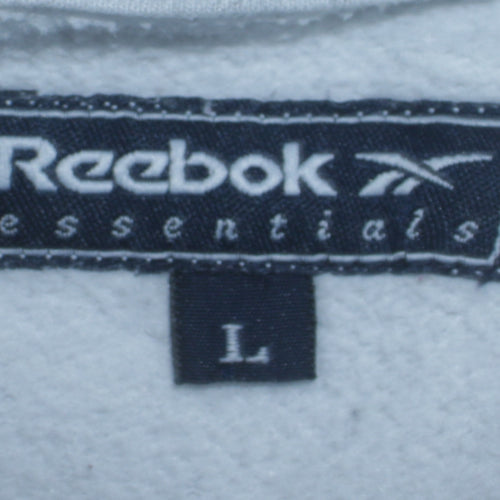 Reebok Men's Grey L Pullover Crew Neck Sweatshirt
