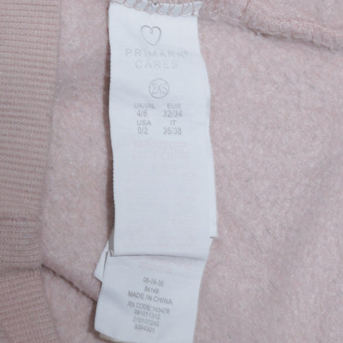 Disney Primark Cares Women Beige Minnie Mouse Pullover Sweatshirt 2XS