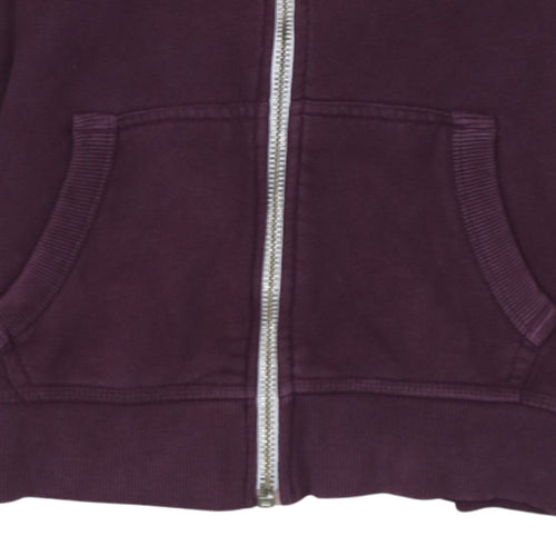 Superdry Women's Purple Full Zip Hoodie Size S Track & Field Lined