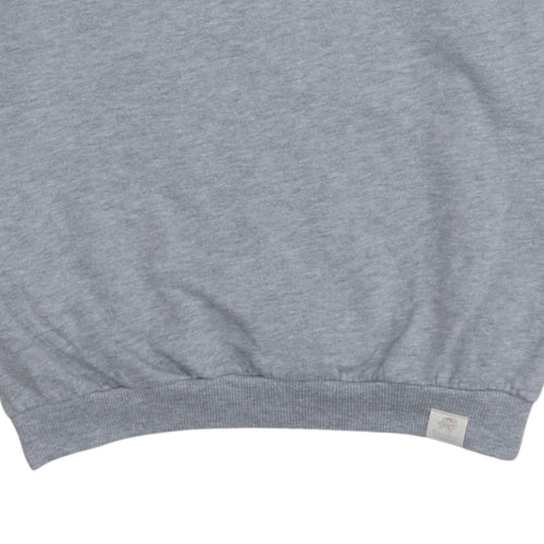 Pull&Bear Women's Grey USA Graphic Pullover Sweatshirt Size Small