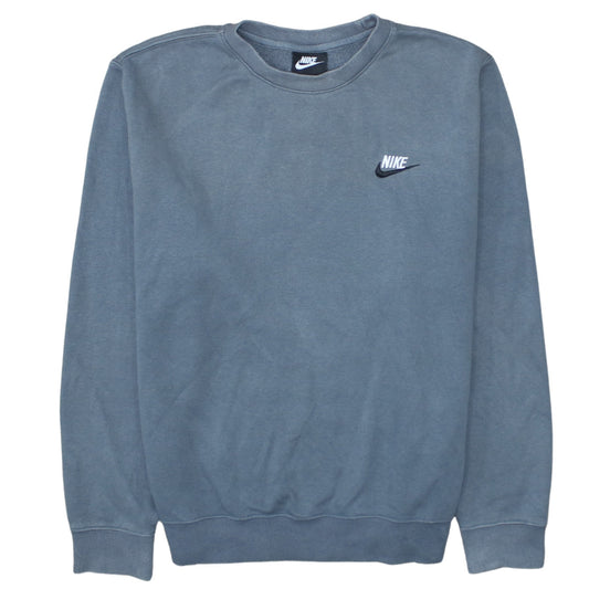 Nike Men's Blue Crew Neck Pullover Sweatshirt Size S