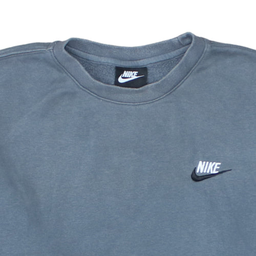Nike Men's Blue Crew Neck Pullover Sweatshirt Size S