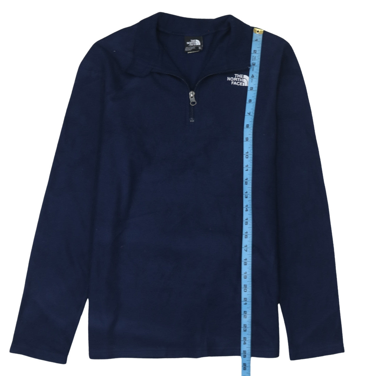 The North Face Boys Navy Blue XL Fleece 1/4 Zip Pullover Sweatshirt