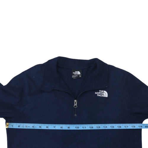 The North Face Boys Navy Blue XL Fleece 1/4 Zip Pullover Sweatshirt