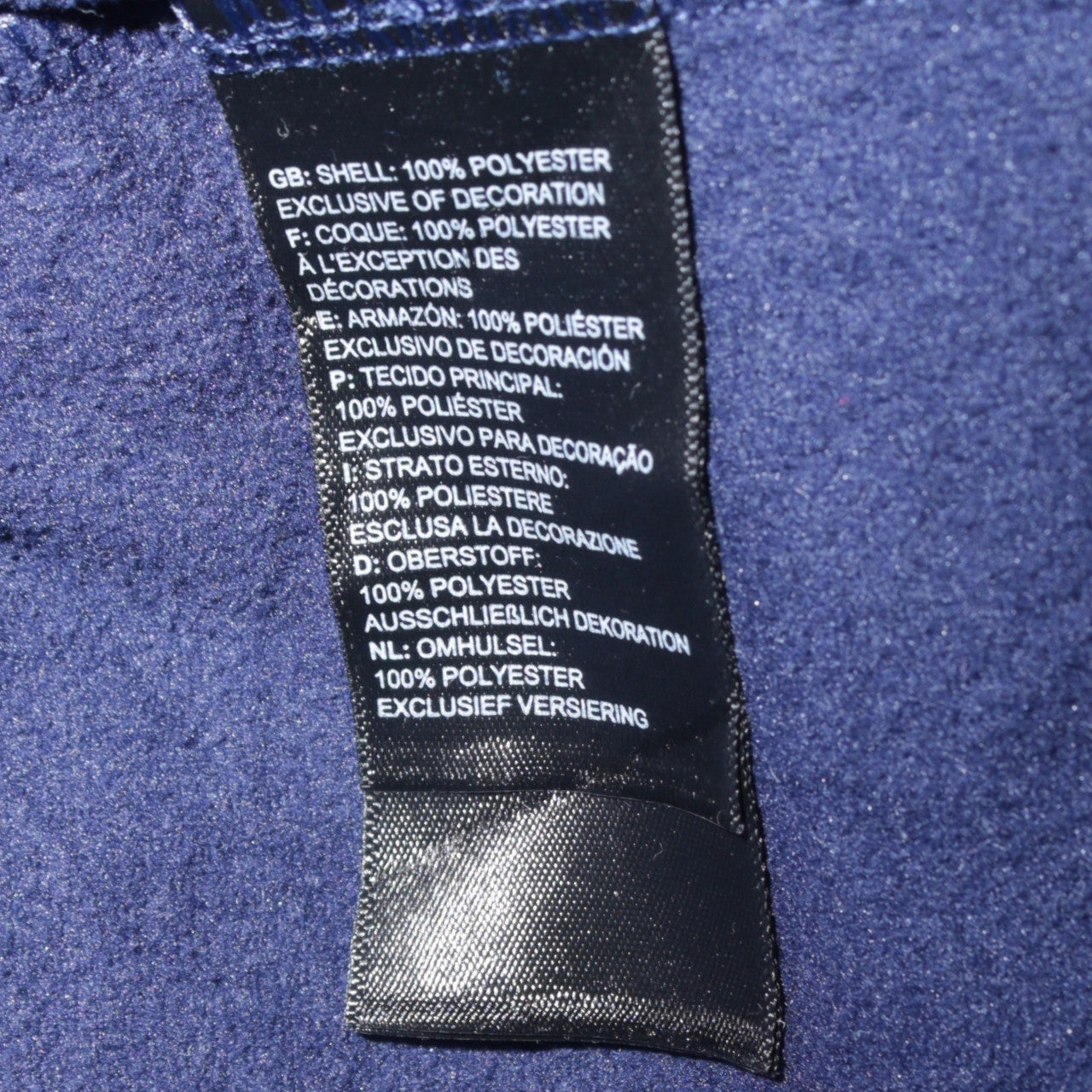 The North Face Boys Navy Blue XL Fleece 1/4 Zip Pullover Sweatshirt