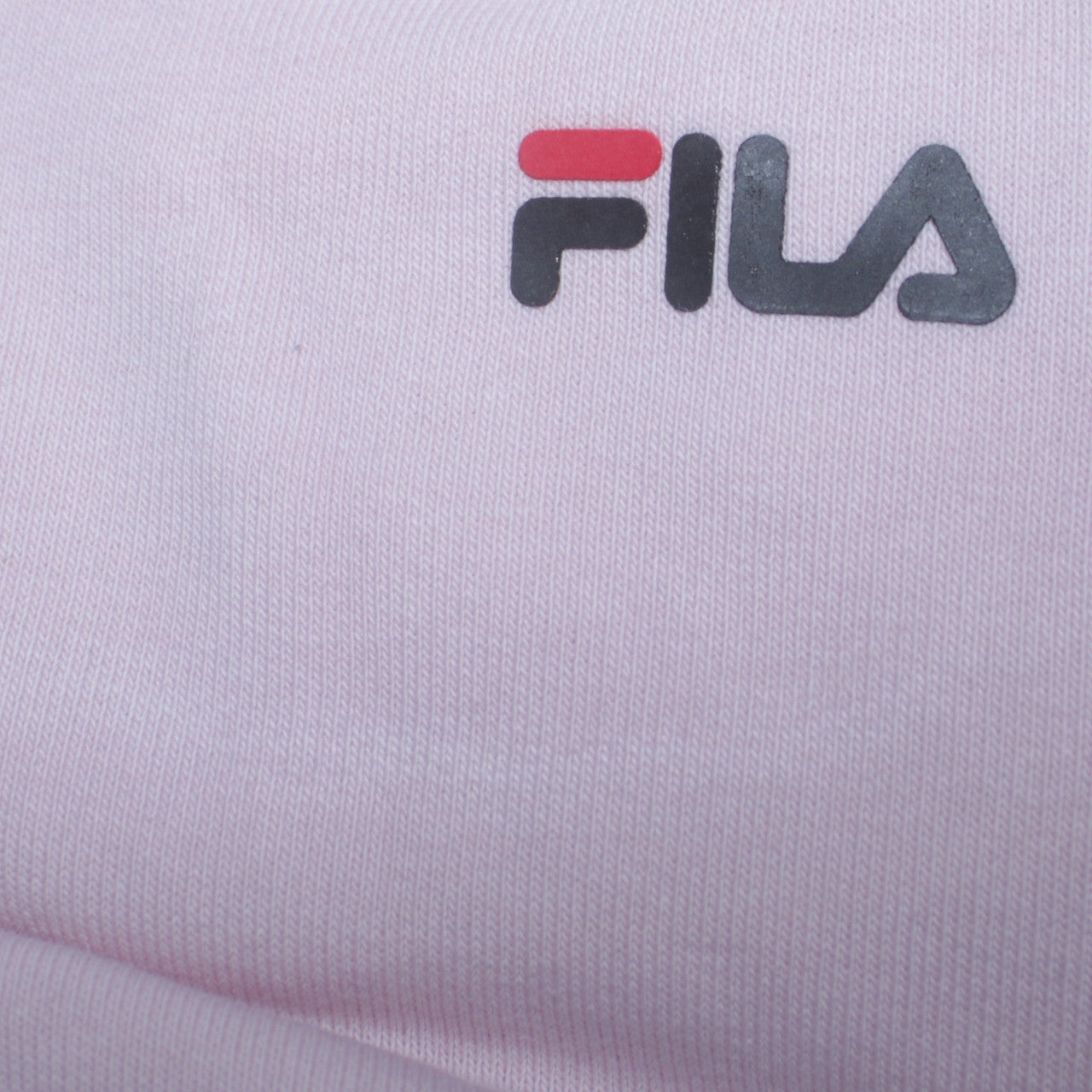 FILA Women Pink Colourblock Logo Crew Neck Pullover Sweatshirt Size S