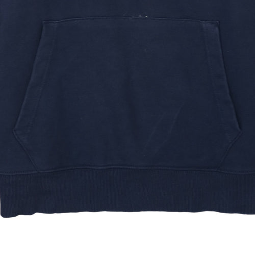 Tommy Jeans Men's Blue XL Pullover Hoodie with Logo Detail