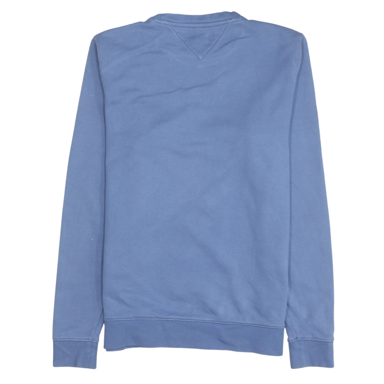 Tommy Hilfiger Men's Blue Crew Neck Cotton Sweatshirt S Regular