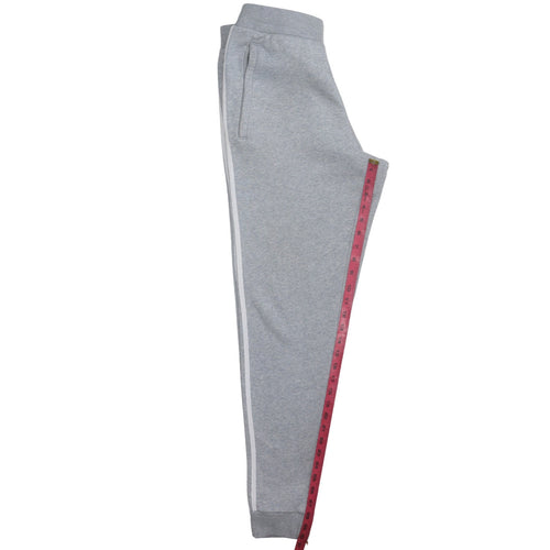 Adidas Men Grey Jogger Trousers M Regular Fit Casual Sports