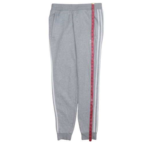 Adidas Men Grey Jogger Trousers M Regular Fit Casual Sports