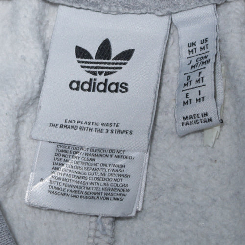 Adidas Men Grey Jogger Trousers M Regular Fit Casual Sports