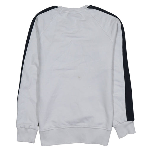 Fila Womens White Small Logo Pullover Sweatshirt