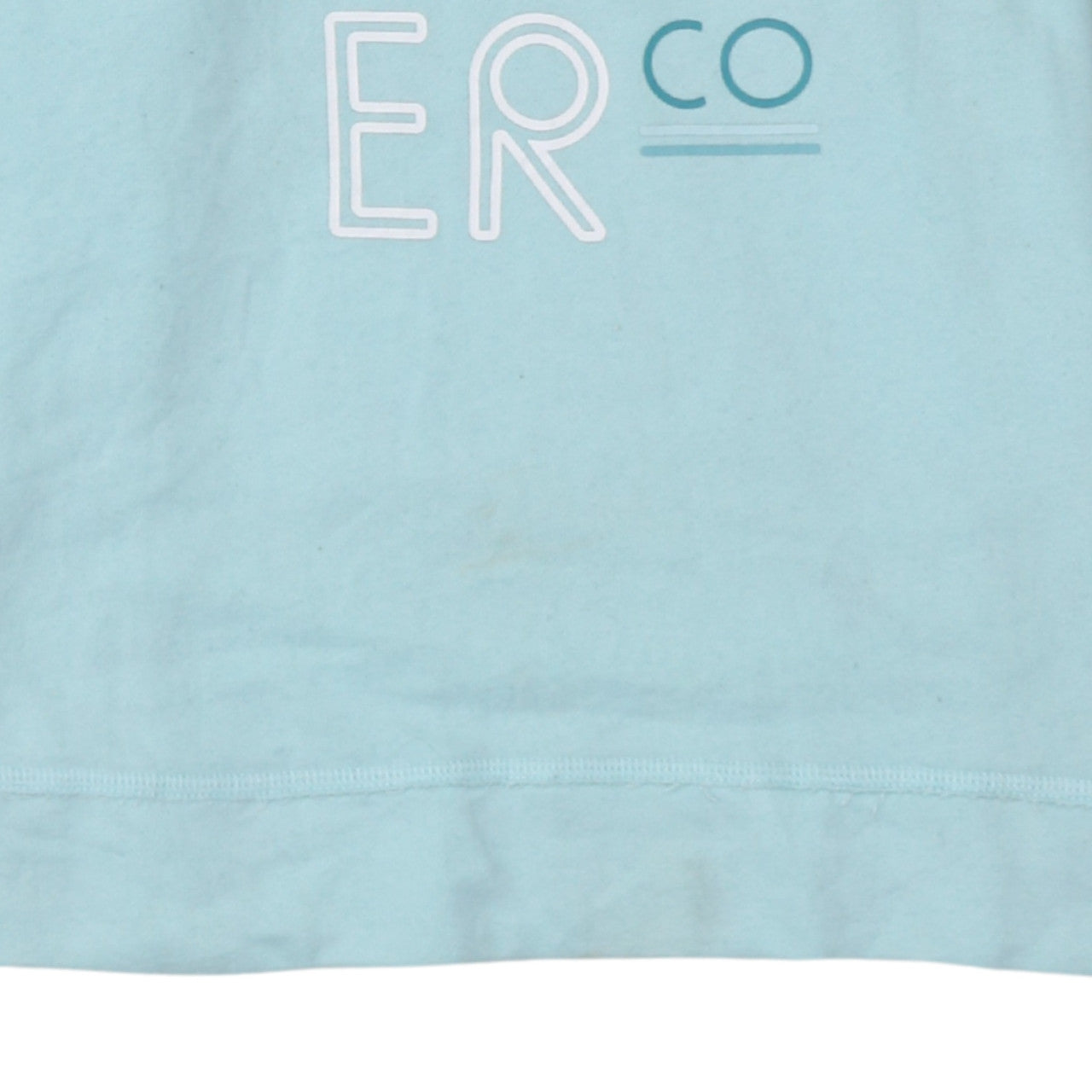 Hollister Womens Blue Pullover Hoodie L Cotton Blend Logo Print
