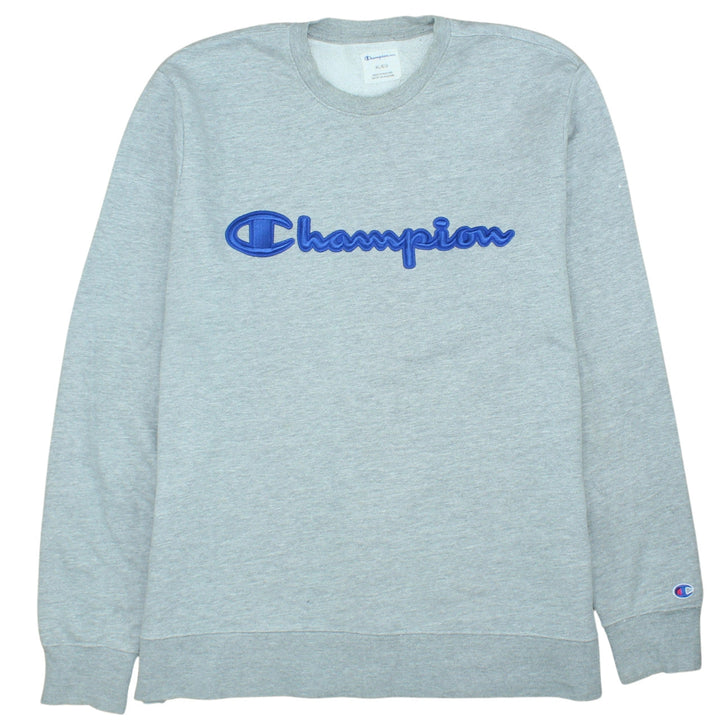 Champion Men's Grey XL Pullover Crew Neck Sweatshirt