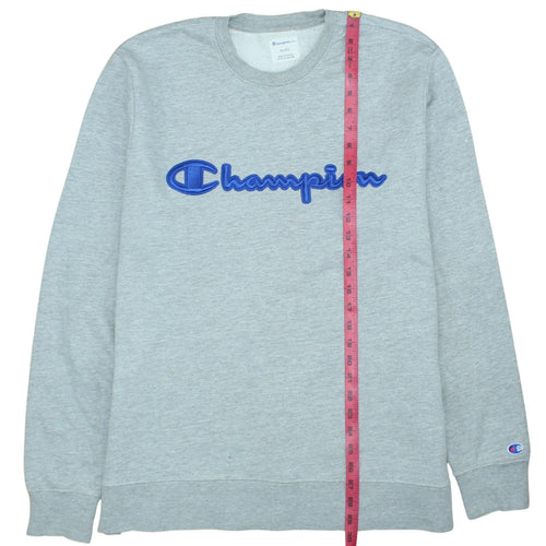 Champion Men's Grey XL Pullover Crew Neck Sweatshirt