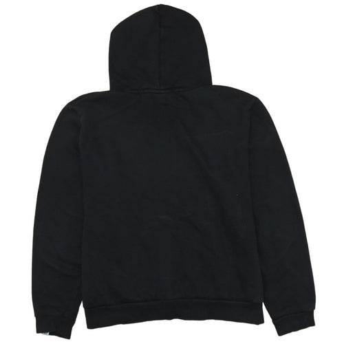 Puma Womens Black Pullover Hoodie Size 18 Logo Graphic Sweatshirt