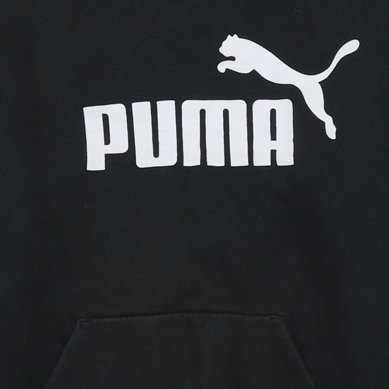 Puma Womens Black Pullover Hoodie Size 18 Logo Graphic Sweatshirt