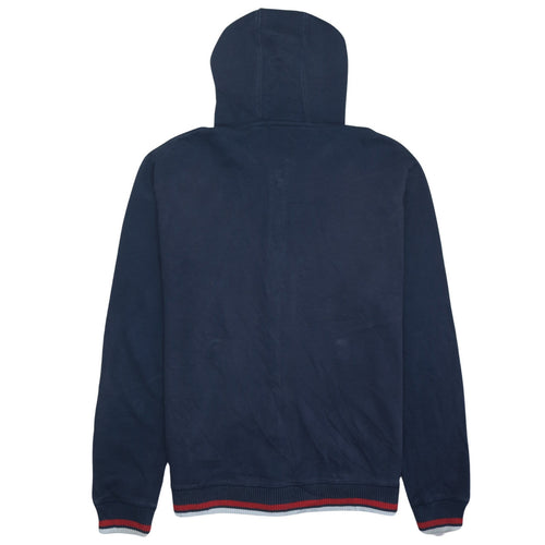U.S. Polo Assn. Men's Blue Full Zip Hoodie Size L Embroidered Logo