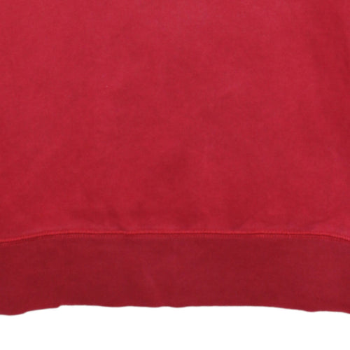 GAP Women Red Crew Neck Pullover Sweatshirt Size S Cotton Blend