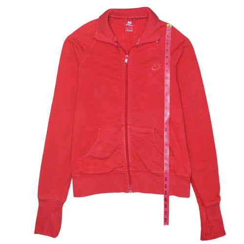 Nike Women's Red Track Jacket Size 18 Full Zip Sportswear