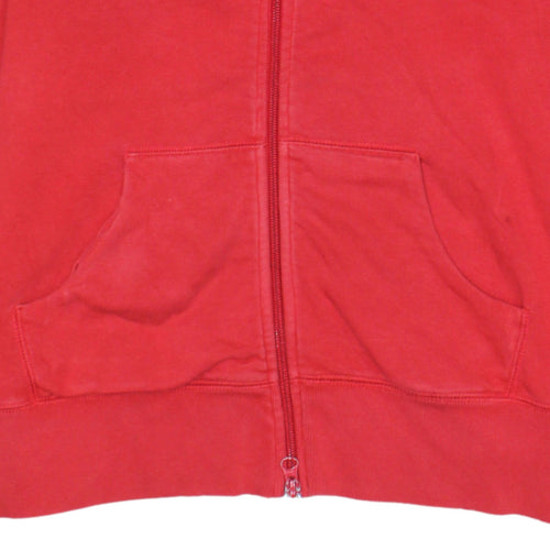 Nike Women's Red Track Jacket Size 18 Full Zip Sportswear