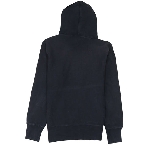 Champion Mens Black Reverse Weave Pullover Hoodie Large Cotton