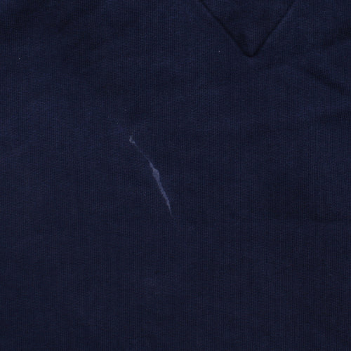 Tommy Jeans Men's Blue XS Pullover Hoodie with Logo Print