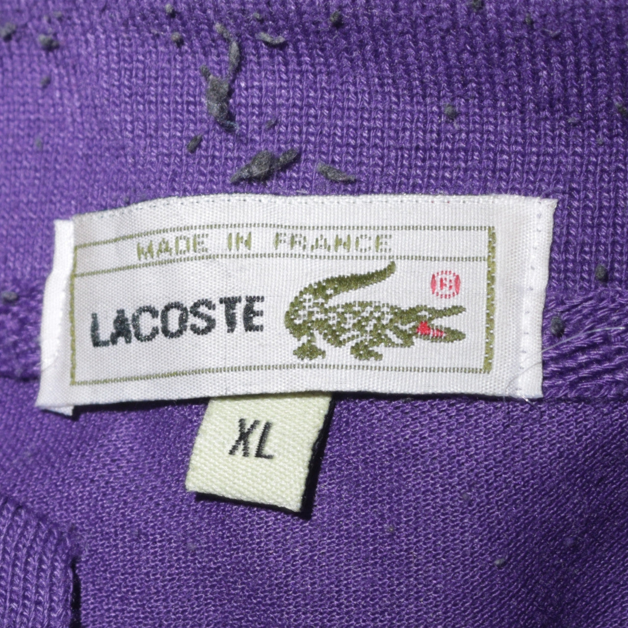Lacoste Men's Purple Polo Shirt XL Cotton Blend Classic Fit
