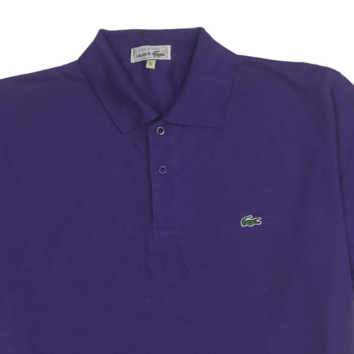 Lacoste Men's Purple Polo Shirt XL Cotton Blend Classic Fit