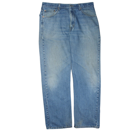 Levi's 505 Men's Blue Regular Fit Straight Leg Jeans W36 L30