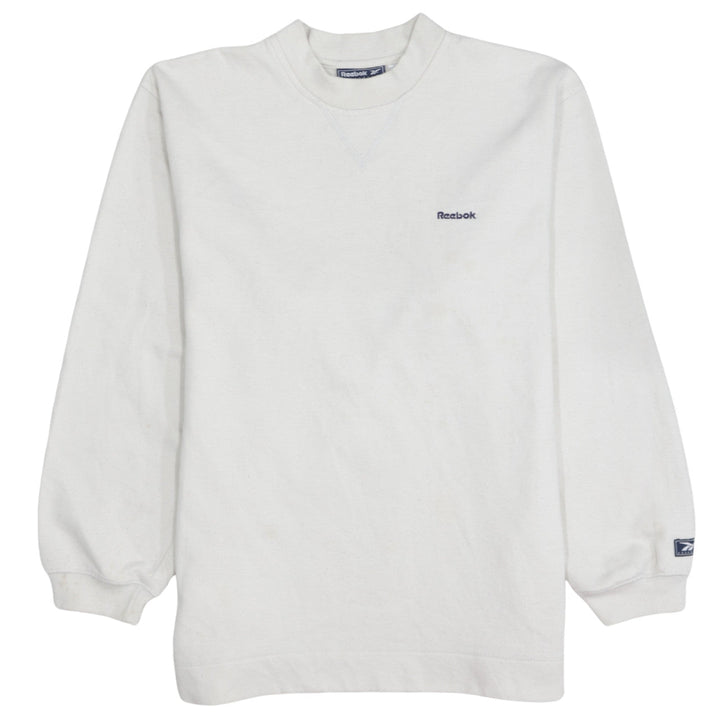 Reebok Essentials Women's White Size 12 Crew Neck Sweatshirt