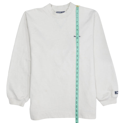 Reebok Essentials Women's White Size 12 Crew Neck Sweatshirt